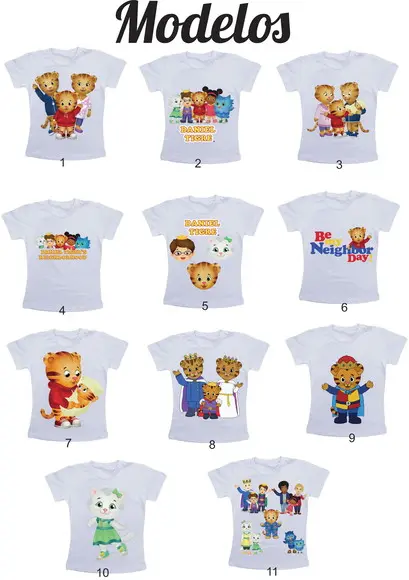 Camiseta Daniel Tigre