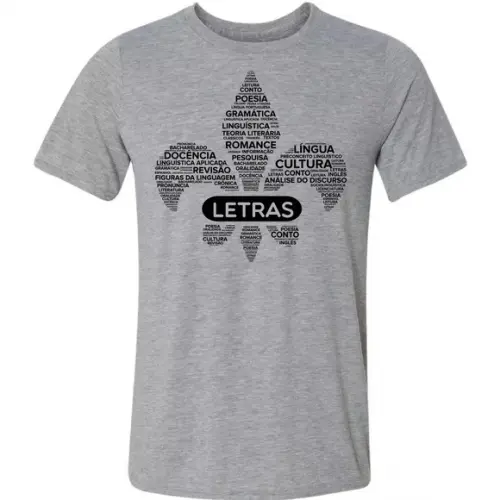 Camiseta Profissão Curso Letras
