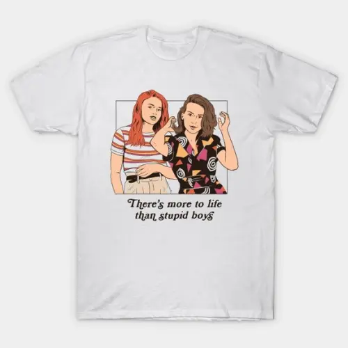 Camiseta Max e Eleven Stupid Boys Stranger Things