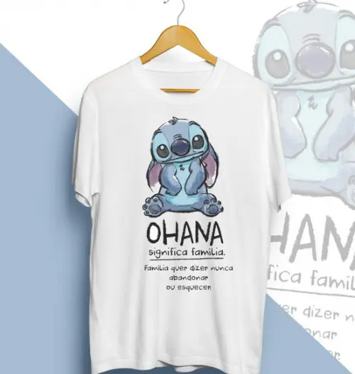 Camiseta Ohana Stitch