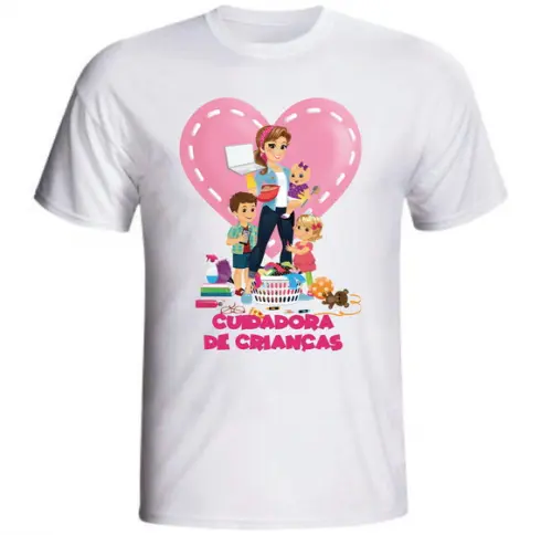 Camiseta Cuidadora de Crianças - Babá