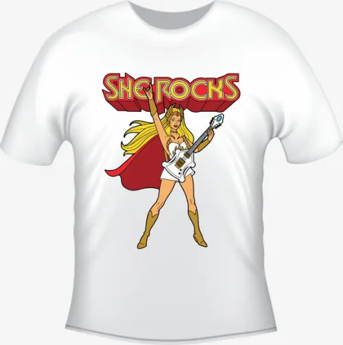 Camiseta She Rocks S.h.e. R.a.