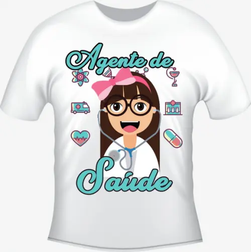 Camiseta Profissão Agente de Saúde