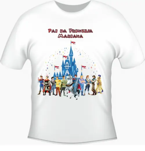 Camiseta Principes Pai de Princesa