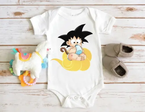 Body para Bebê Baby Goku