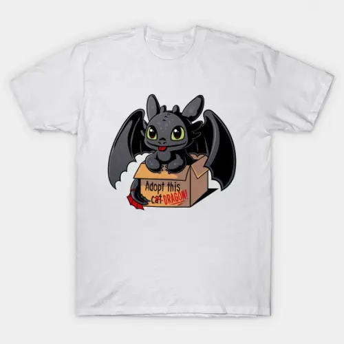 Camiseta Como Treinar Seu Dragão - Banguela Adopt a Dragon