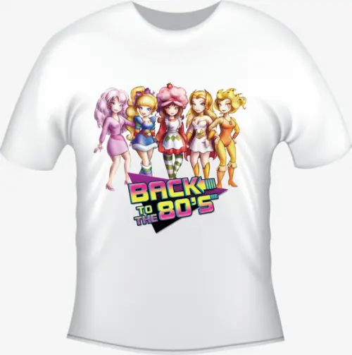 Camiseta Desenhos Anos 80 - Girl Power