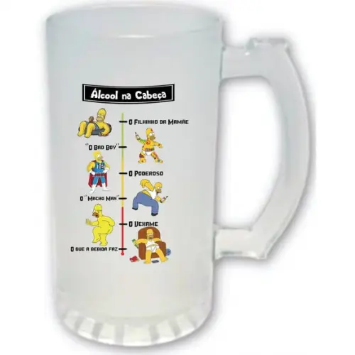 Caneca de Chopp Cerveja Homer Simpson