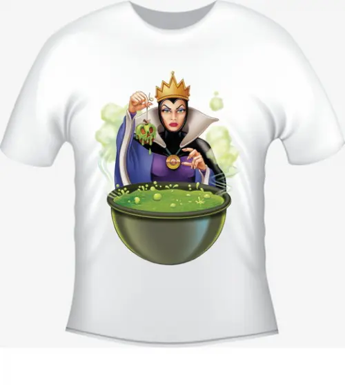 Camiseta Rainha Má - Evil Queen - Vilãs Disney
