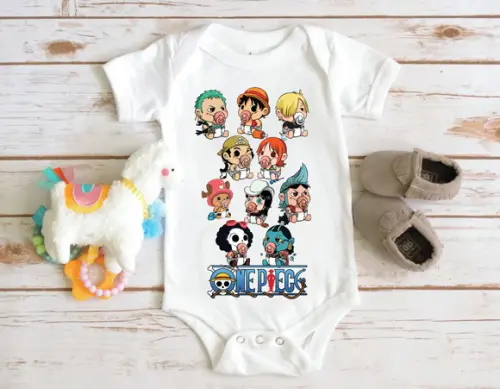 Body para Bebê - Baby Mugiwara One Piece