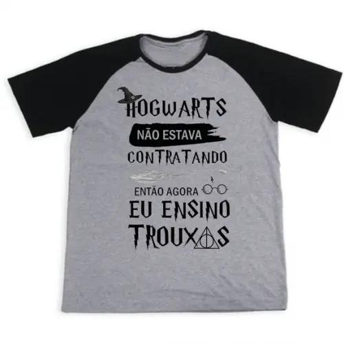 Camiseta Hogwarts Professora/professor Ensinando Trouxas