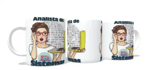 Caneca Analista de Sistema - Análise de sistemas