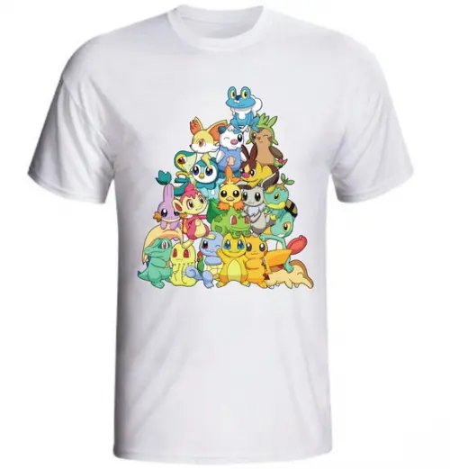 Camiseta P.o.k.e.m.o.n Initials Iniciais