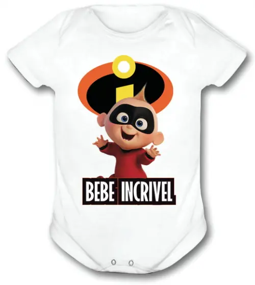 Body Para Bebê Os Incríveis - Bebê Incrível