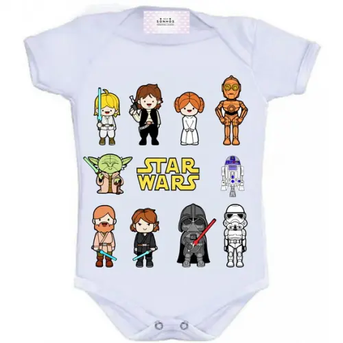 Body Para Bebê Star Wars
