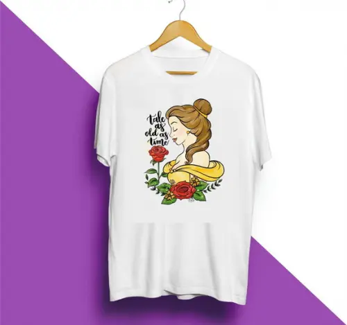 Camiseta Tale as Old as Time Belle - Bela e a Fera