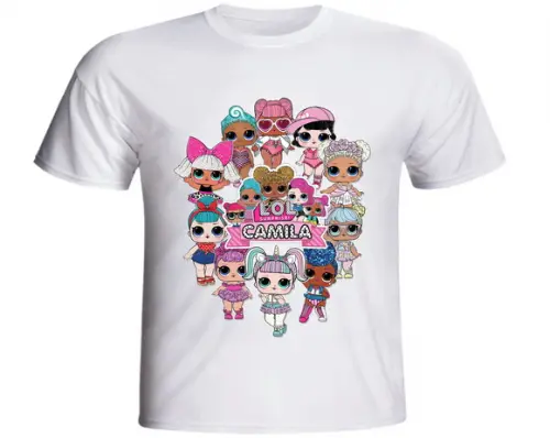 Camiseta L.o.l Surprise Personalizada com Nome