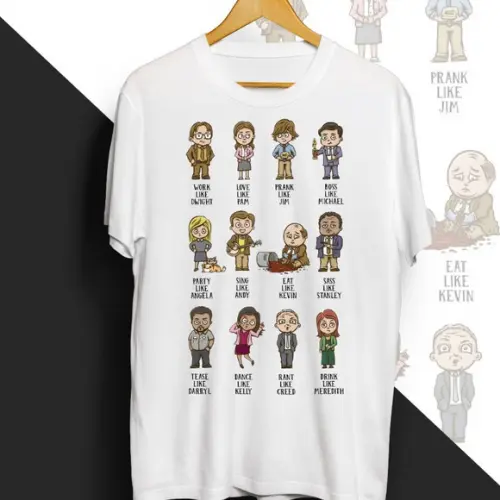 Camiseta The Office Cast Like