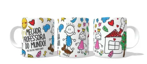 Caneca Melhor Professora do Mundo