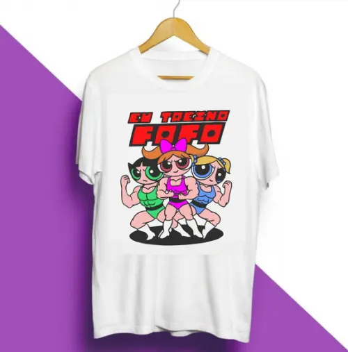 Camiseta Regata Eu Treino Fofo Lindinha Docinho Florzinha