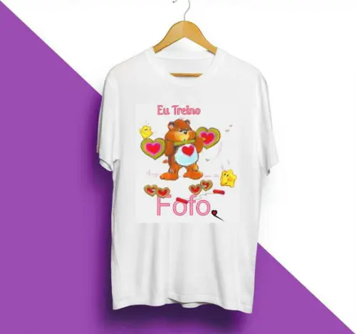 Camiseta Eu Treino Fofo Ursinhos Carinhosos