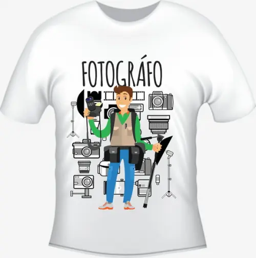 Camiseta Profissão Fotográfo