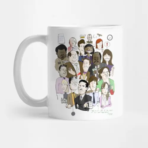 Caneca Seriado The Office Animated