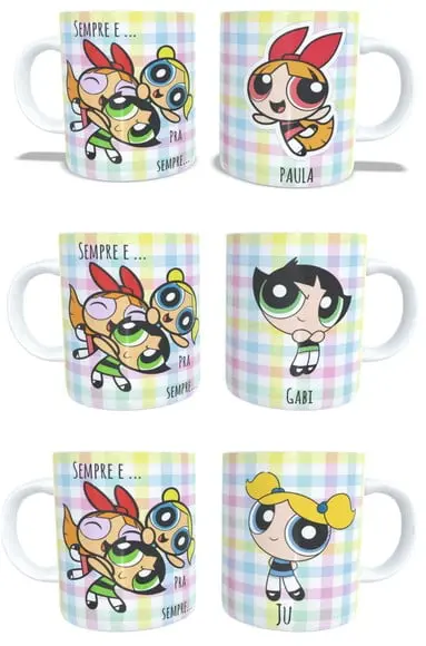 Caneca Meninas Superpoderosas Kit com 3 Canecas