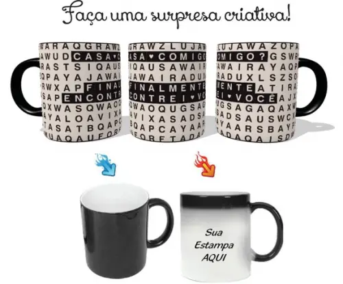 Caneca Casa Comigo? - Pedido de Casamento
