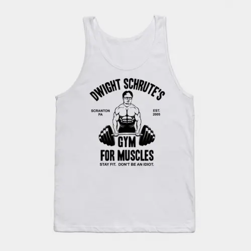Camiseta Regata Dwight Schrute's Gym For Muscles The Office