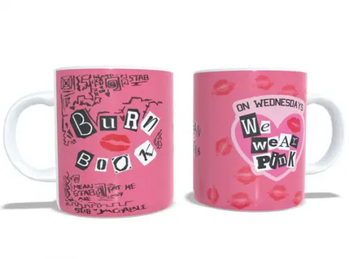 Caneca Meninas Malvadas Burning Book Mean Girls