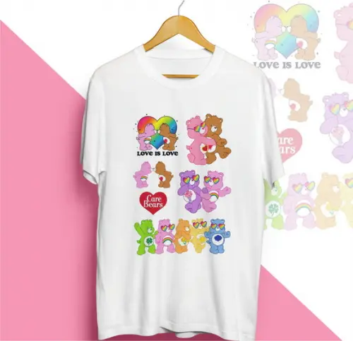 Camiseta Ursinhos Carinhosos Love Is Love