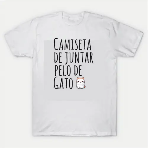 Camiseta de Juntar pelo de Gato