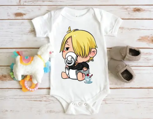 Body Para Bebê - Baby Sanji One Piece
