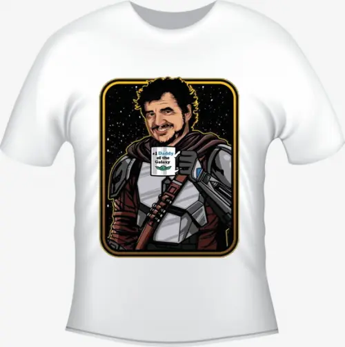 Camiseta Daddy Of The Galaxy The Mandalorian Pedro Pascal
