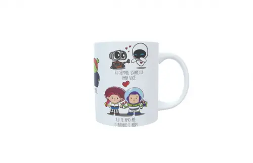 Caneca Caneca Casais da Animação Kawaii Namorados