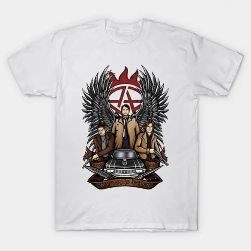 Camiseta Supernatural Trio Dean Sam Castiel Spn