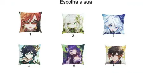 Almofada 30 x 30 Genshin Impact Arcontes