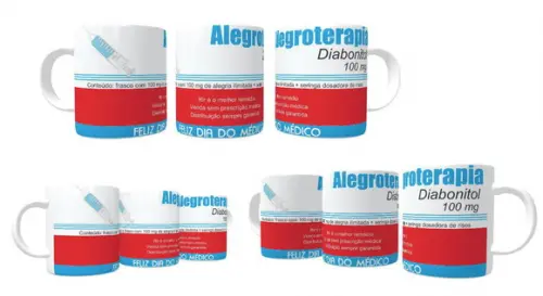 Caneca Alegroterapia - Dia do Médico - Personalizada