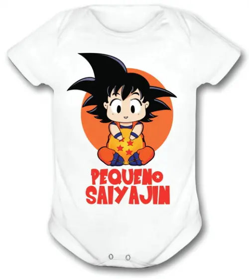 Body Para Bebê Pequeno Sayajin