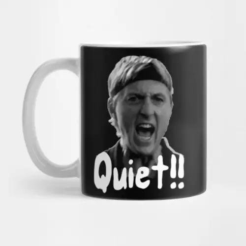 Caneca Quiet - Cobra Kai Johnny Lawrence