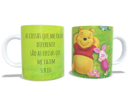 Caneca Ursinho Puff Diferente