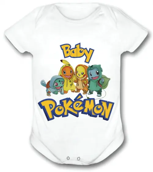 Body Para Bebê Baby P.o.k.e.m.o.n - Personalizado