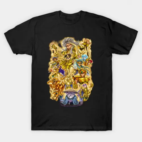 Camiseta Cavaleiros do Zodíaco Gold Saints