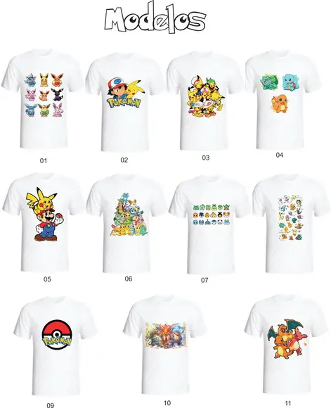 Camiseta P.o.k.e.m.o.n