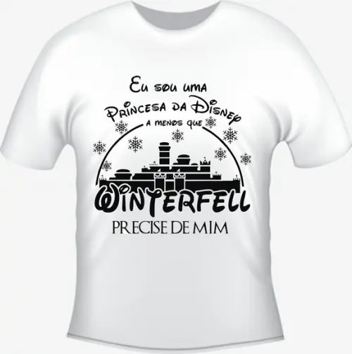 Camiseta Princesa De Winterfell - Game Of Thrones