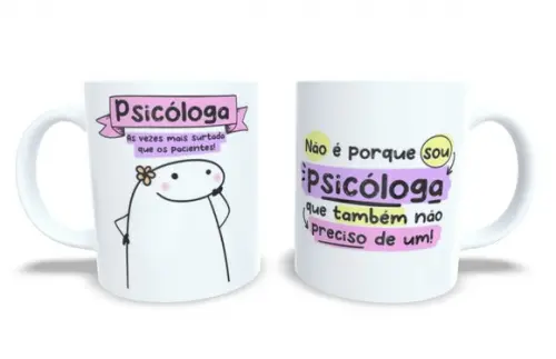 Caneca Psicologa Flork