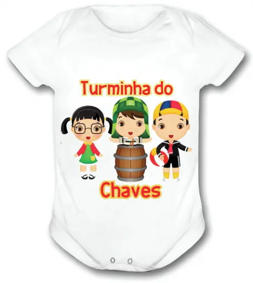 Body Para Bebê Turminha Do Chaves