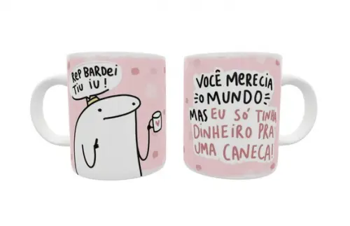 Caneca Happy Birthday - Flork Sincero Feliz Aniversário