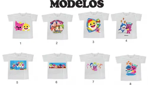 Camiseta Infantil ou adulto BABY S.H.A.R.K - Bebê Tubarão